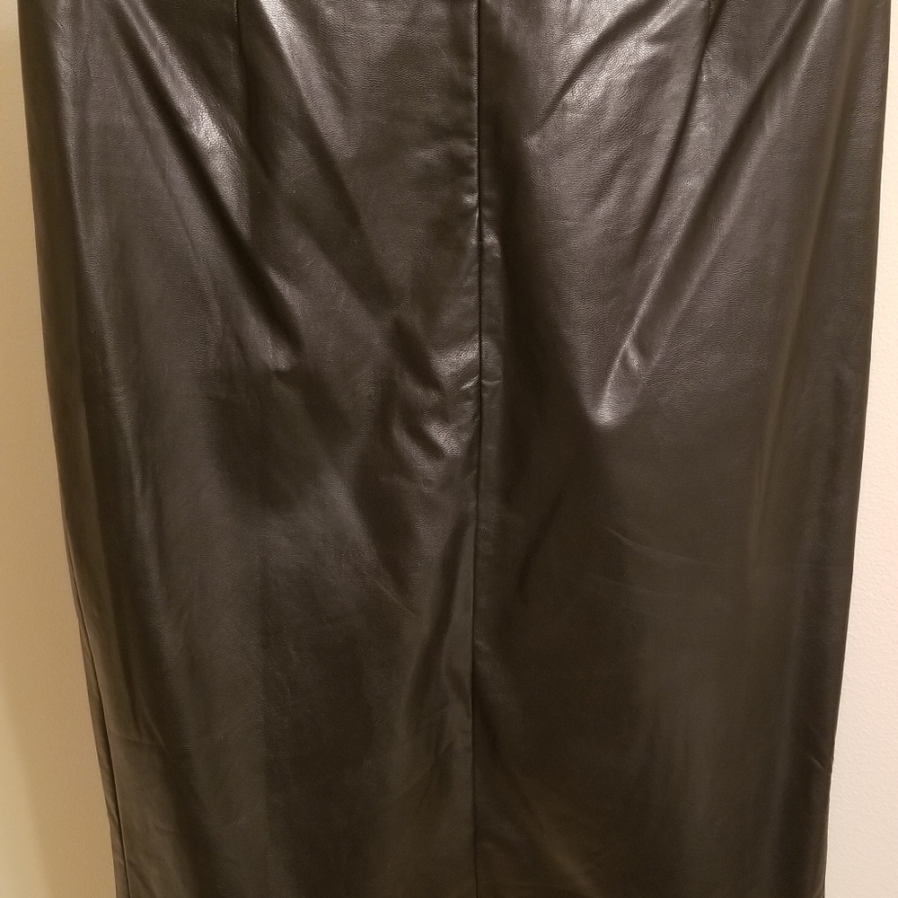 Medium knee length black skirt from Charlotte Russe